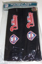 MLB Philadelphia Phillies Seat Belt Pads Velour Pair by Fremont Die - $13.99