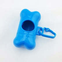 Dog Poop Dispenser Dog Poop Bag Bone Dispenser Case Pet Waste Bags(Blue) - £0.39 GBP
