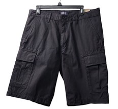 Levis Mens Carrier Cargo Shorts Size 33-35 Black Cotton Casual &amp; Stylish... - £30.81 GBP