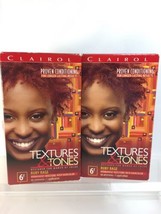 (2) 6r Clairol Textures &amp; tones Ruby Rage  Permanent Hair Color - £7.70 GBP