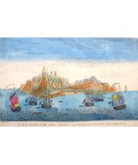 St. Helena, Napoleon, rare Chereau, 1820, L&#39;Ile St. Helene lieu d&#39;exil..... - $239.00