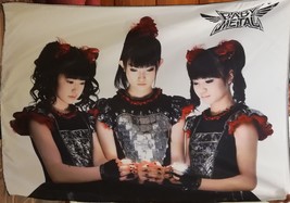 BABYMETAL Do Ki Do Ki Morning FLAG CLOTH POSTER BANNER Heavy Kawaii Meta... - $20.00