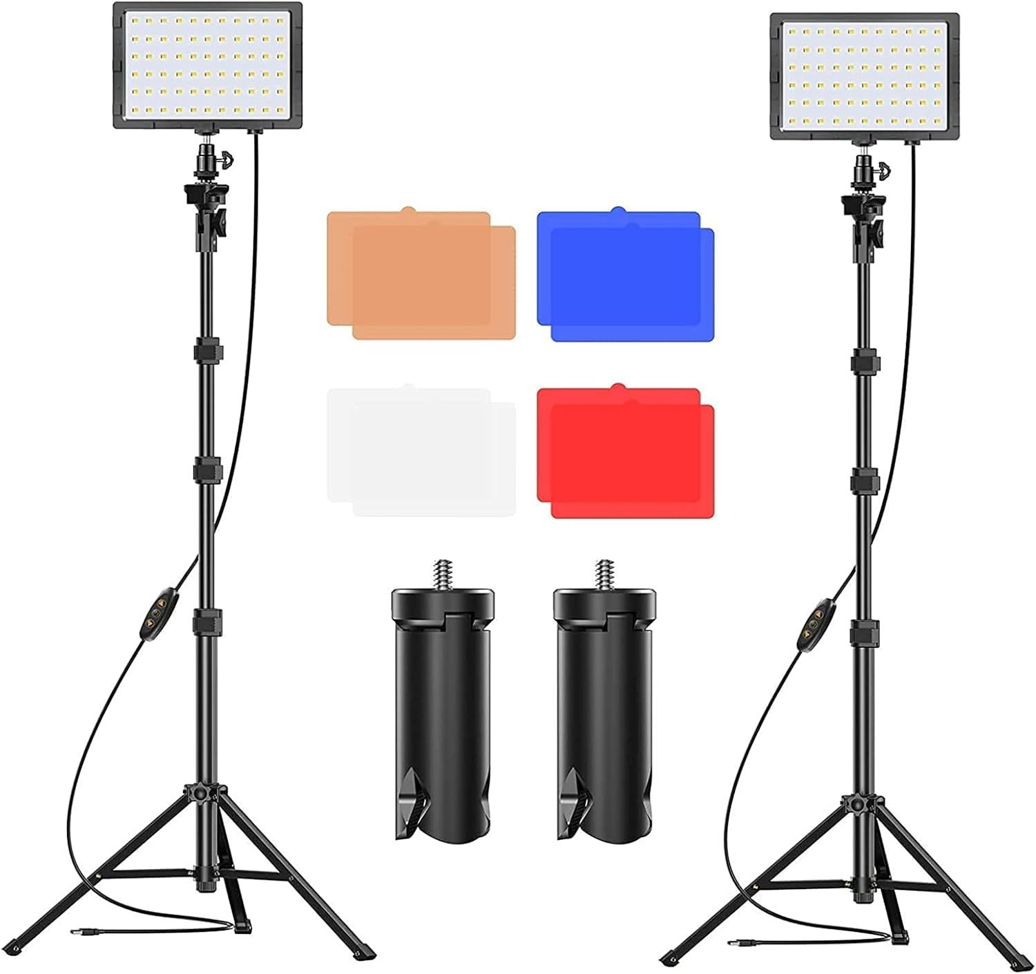 For Photo Studio Shooting, The Emart Led Video Light 11 Brightness/4 Color - $45.96