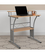 Maple 2 Shelf Computer Desk NAN-CLIFTON-MP-GG - $124.78 CAD