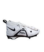 Nike Alpha Menace Pro 3 CT6649-100 Mens White Black Size 13 Football Cleat - $59.39