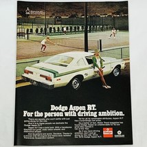 Vintage 1976 Dodge Aspen R/T Magazine Print Ad Color Chrysler 8&quot; x 11&quot; - $6.62