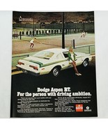 Vintage 1976 Dodge Aspen R/T Magazine Print Ad Color Chrysler 8&quot; x 11&quot; - $123.51 MXN