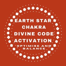 EARTH STAR CHAKRA Balancing Activation Divine Code Transmission Channelling Blue - £5.58 GBP