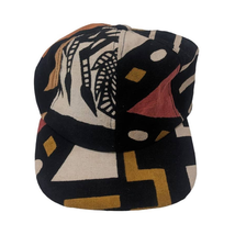 Vintage 80s 90s Bohemian Tribal Aztec Strapback Dad Hat Adjustable - £27.66 GBP