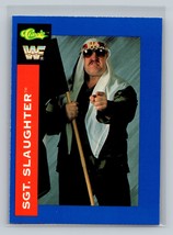 Sgt. Slaughter #142 1991 Classic WWF Superstars WWE - £2.30 GBP