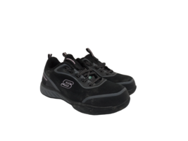 Skechers Women&#39;s 99996550 ST SP Athletic Work Shoe Black/Pink 8.5M - £45.07 GBP