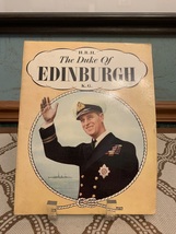 Vintage H.R.H. The DUKE OF EDINBURGH K.G. Pitkins Pictorial Souvenir Book - $21.99