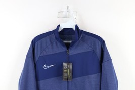 New Nike Boys Large Dri-Fit Academy Full Zip Warm Up Track Jacket Heather Blue - $44.50