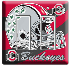 Ohio State Buckeyes University Football Team 2 Gfci Light Switch Room Home Decor - $22.99