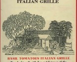 Basil Tomatoes Italian Grill Menu Kaanapali Golf Course Maui Hawaii 2001 - $21.78