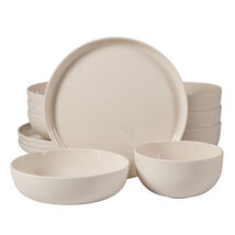 Gibson Home Candy Skies 12 Piece Wheat Straw Melamine Dinnerware Set in ... - $65.95