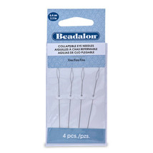 Beadalon Collapsible Eye Needle 2.5-Inch Fine 4-Pack Beading Needles - £5.43 GBP