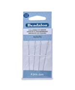 Beadalon Collapsible Eye Needle 2.5-Inch Fine 4-Pack Beading Needles - £5.40 GBP