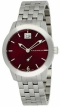 NEW Android AD438BR Women&#39;s London Big Date Burgundy Sunburst Dial SS Watch 100m - £87.75 GBP