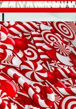 1-1500 10x13 ( Candy Canes ) Boutique Designer Poly Mailer Bags Fast Shi... - $1.99+