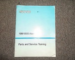 1989 Saab 9000 Allarme Parti E Servizio Formazione Negozio Manuale Fabbr... - $34.95