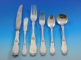 Copenhagen Silver Industry Danish Sterling Silver Flatware Set Service 46 pcs - £3,917.24 GBP