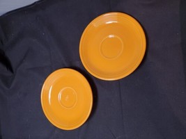 HLC Fiestaware Tangerine Fiesta Saucer Plate 6&quot; - £5.86 GBP