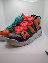 Nike Air More UpTempo What the 90&#39;s Pack Orange Teal Black [AT3408-800] Sz 6.5 Y - £48.46 GBP