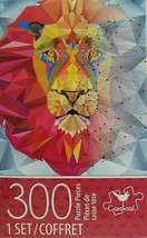 300 Piece Jigsaw Puzzles S86,  Lion Head Geometric - £2.39 GBP