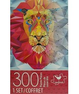 300 Piece Jigsaw Puzzles S86,  Lion Head Geometric - £2.39 GBP