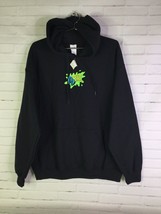 Nickelodeon Double Dare Embroidered Logo Hoodie Hooded Sweatshirt Mens S... - $34.64