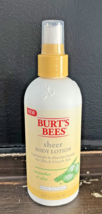 Burt&#39;s Bees Sheer Body Lotion Cucumber &amp; Aloe For Silky &amp; Smooth Skin 8 fl oz - £25.47 GBP