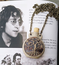 SALE Tree of Life Vessel Bottle Necklace   Urn  Ashes - £15.22 GBP