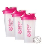 Clear Pink Hook Blender Bottle Set - 28 Oz, Pack of 3 - $107.90