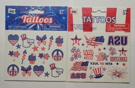 Mello Smello 2019 Patriotic 4th Of July Temporary Tattoos - £7.89 GBP