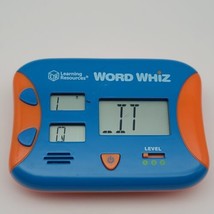 Learning Resources Word Whiz Electronic Flash Card Toy Handheld Game TESTED  - $18.37