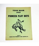Vintage 1947 Pioneer Play Days Program Monterey Park CA Tournament of Roses - $29.99