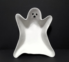 NEW Pottery Barn Large Ghost Shaped Halloween Candy Bowl 13.5&quot; w x 15.75... - £90.86 GBP