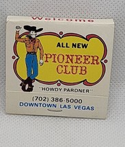 Vintage Las Vegas Matchbook All New Pioneer Club &amp; Gold Strike Inn Hotel Casino - £5.79 GBP