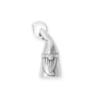 Cute Gnome 3D Charm Oxidized 925 Sterling Silver For Bracelet Or Necklace Charms - £55.50 GBP