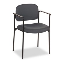 HON VL616VA19 23.25 in. x 21 in. x 32.75 in. Guest Chair w/ Arms - Charc... - £145.45 GBP