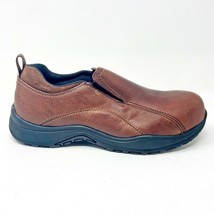 Hytest HPP Oxford ESD Steel Toe Slip On Peanut Brown Mens Casual Shoes K... - $14.95+