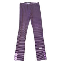Naartjie Kids Girls Vintage XXXL 9 Years Purple Pink Stripe Leggings - $19.71 CAD