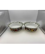 Pair of Dansk HOLIDAY HARVEST Rim Soup Bowls - $189.99