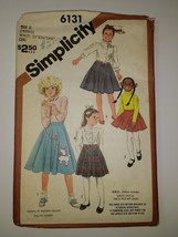 Simplicity 6131 Size 7 8 10 Set of Skirts in 3 Lengths - $12.86