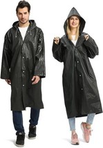 Opret 2 Pack Raincoats Reusable EVA Rain Ponchos Lightweight Coat Waterproof - £13.89 GBP