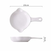 5pcs Porcelain Frying Pan Set Non-Stick Ceramic Dinner Plates Ovenware C... - £50.58 GBP+