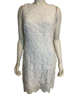 Lauren Ralph Lauren Women&#39;s Lace Sleeveless Dress White Size 10 - £29.81 GBP