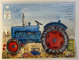 Tractor - Phoenix Trading 3-D  Greeting Card By Amanda Loverseed DC28 - £2.20 GBP
