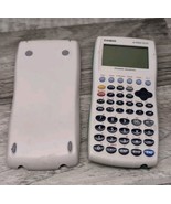 Casio fx-9750G PLUS Power Graphic Calculator w/ Slip Cover Aqua Green WORKS - $9.47